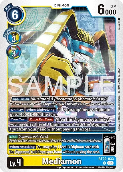BT22-033 Mediamon, Uncommon