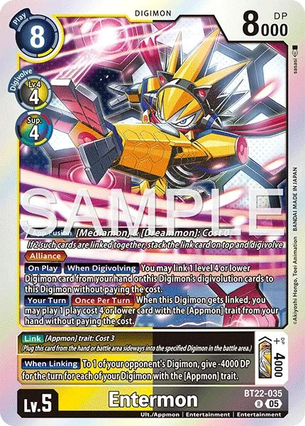 BT22-035 Entermon, Rare