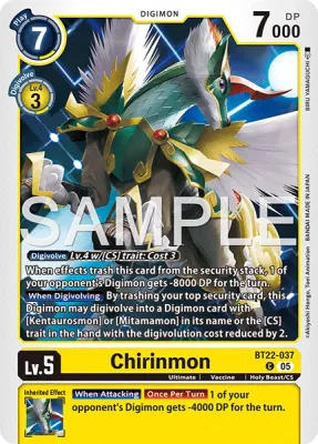 BT22-037 Chirinmon, Common