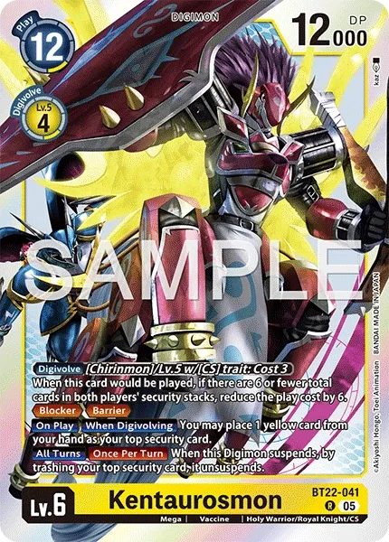 BT22-041 Kentaurosmon, Rare
