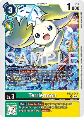 BT22-043 Terriermon, Uncommon