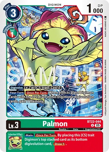 BT22-044 Palmon, Uncommon