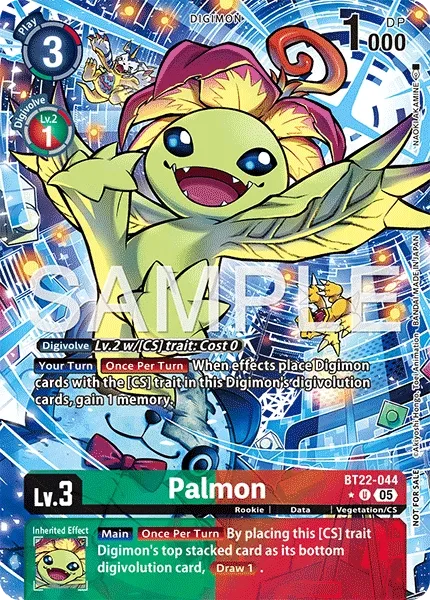 BT22-044 Palmon, Uncommon, Box Topper