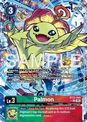 BT22-044 Palmon, Uncommon, Box Topper