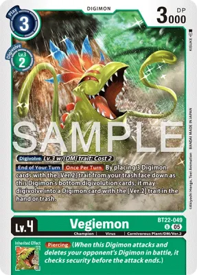 BT22-049 Vegiemon, Uncommon