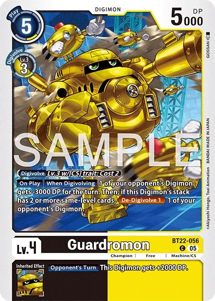 BT22-056 Guardramon, Common