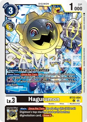 BT22-054 Haguramon, Uncommon