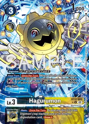 BT22-054 Haguramon, Uncommon, Box Topper