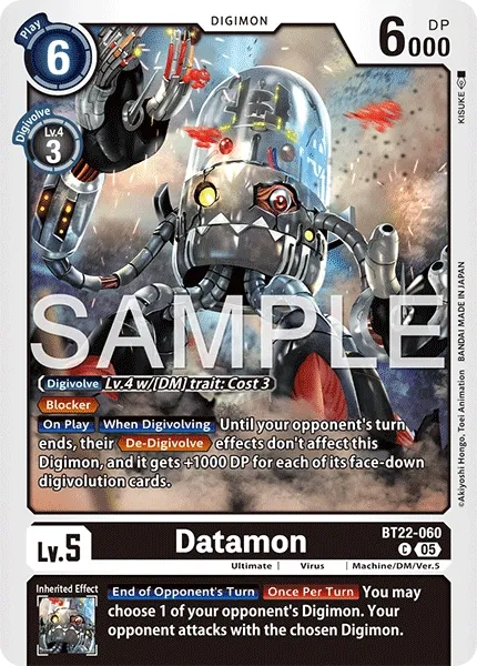 BT22-060 Datamon, Common
