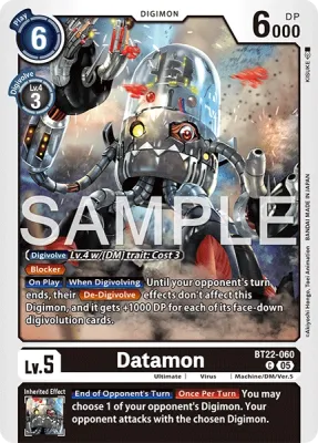 BT22-060 Datamon, Common