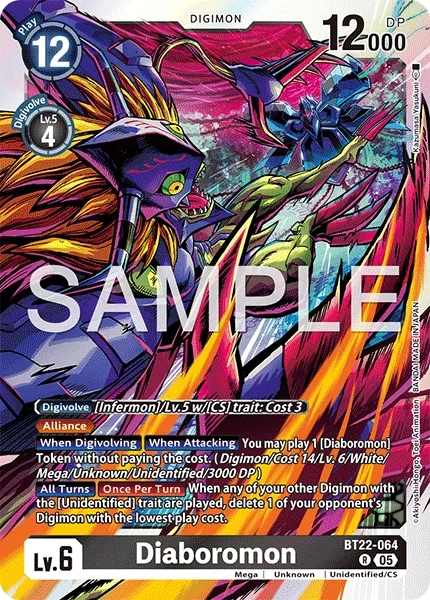 BT22-064 Diaboromon, Rare