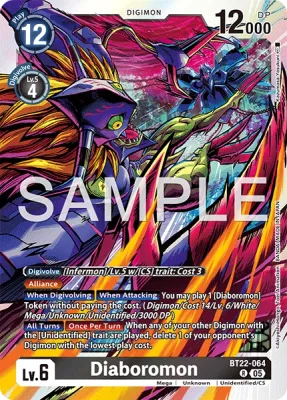 BT22-064 Diaboromon, Rare