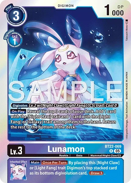 BT22-069 Lunamon, Rare