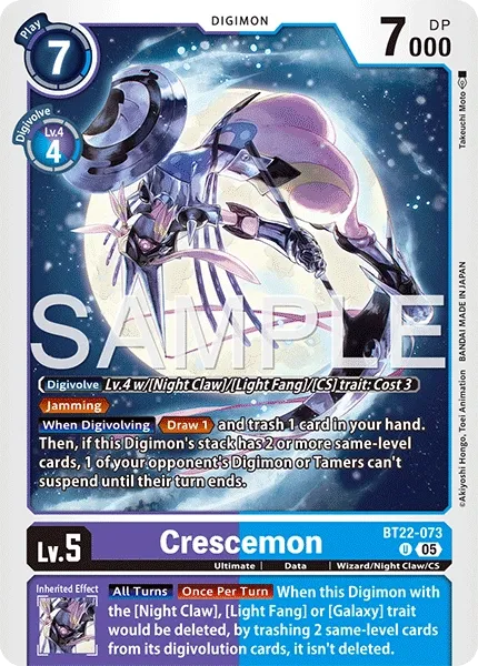 BT22-073 Crescemon, Uncommon