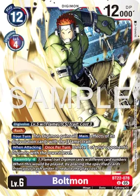 BT22-078 Boltmon, Uncommon