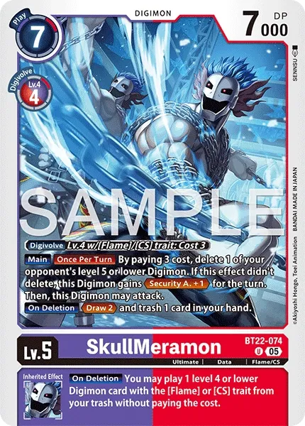 BT22-074 SkullMeramon, Uncommon