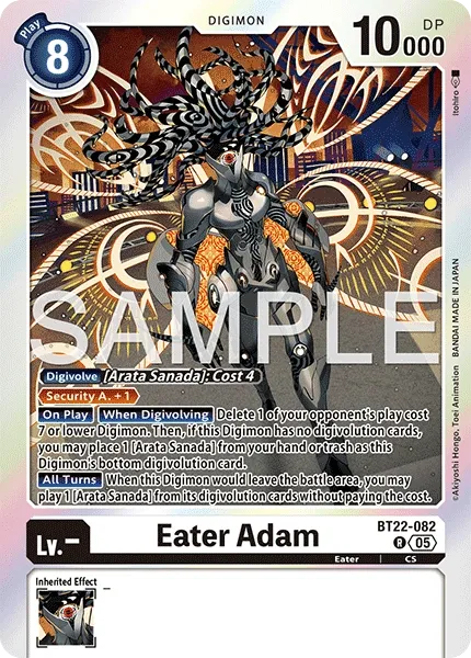 BT22-082 Eater Adam, Rare