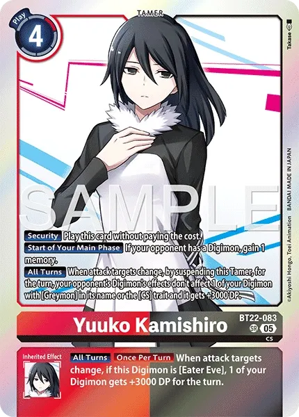 BT22-083 Yuuko Kamishiro, Super Rare