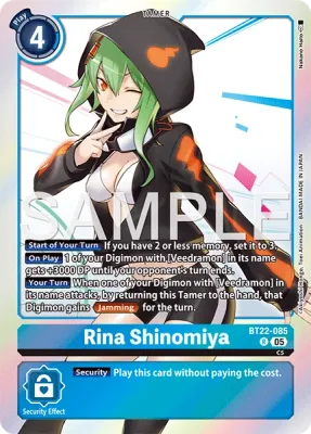 BT22-085 Rina Shinomiya, Rare