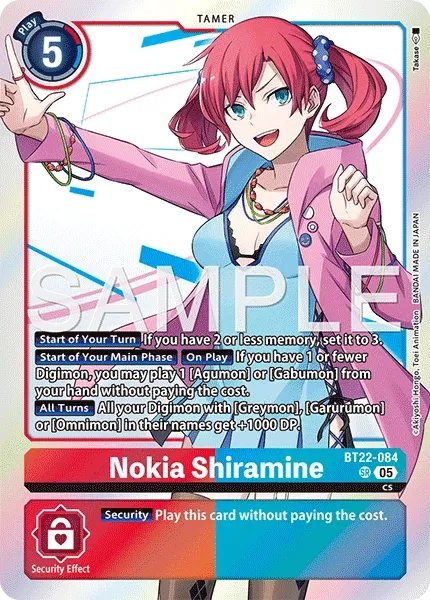 BT22-084 Nokia Shiramine, Super Rare