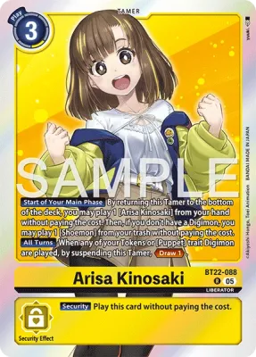 BT22-088 Arisa Kinosaki, Rare