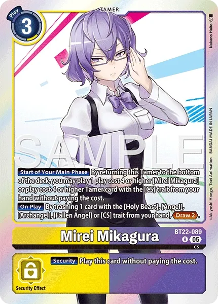 BT22-089 Mirei Mikagura, Rare