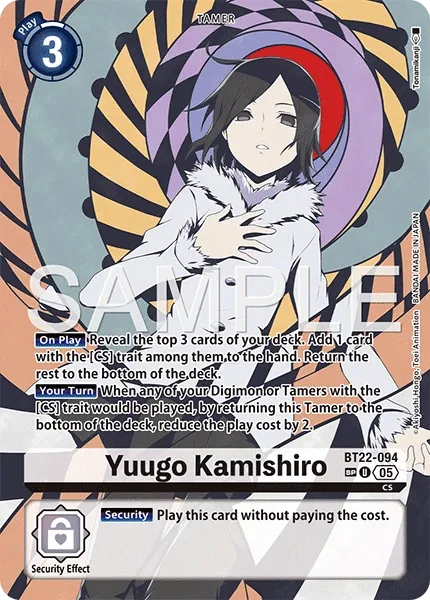 BT22-094 Yuugo Kamishiro, Uncommon, SP