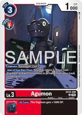 EX10-006 Agumon, Uncommon