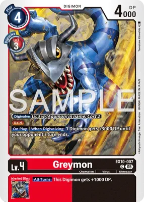 EX10-007 Greymon, Common