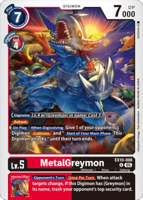 EX10-008 Metalgreymon, Rare