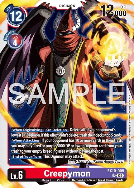 EX10-009 Creepymon, Super Rare