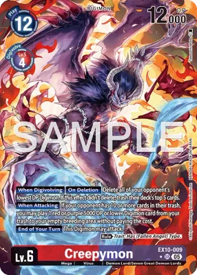 EX10-009 Creepymon, Super Rare, AA