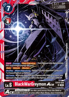 EX10-010 BlackWarGreymon ACE, Super Rare