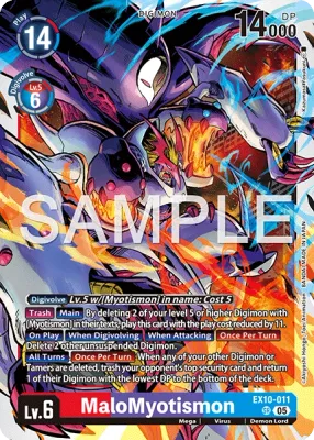 EX10-011 MaloMyotismon, Super Rare
