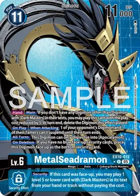 EX10-012 MetalSeadramon, Rare, AA