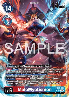 EX10-011 MaloMyotismon, Super Rare, AA