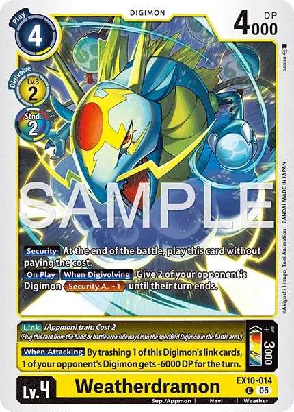 EX10-014 Weatherdramon, Common