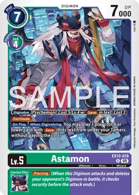 EX10-018 Astamon, Rare