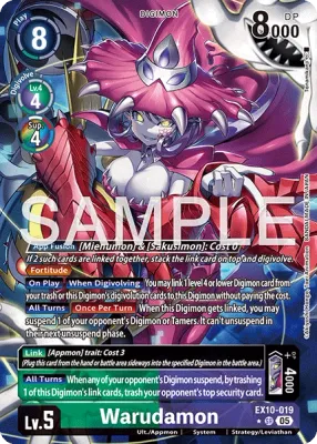 EX10-019 Warudamon, Super Rare, AA