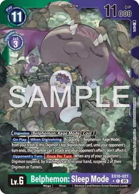 EX10-021 Belphemon: Sleep Mode, Limited Common