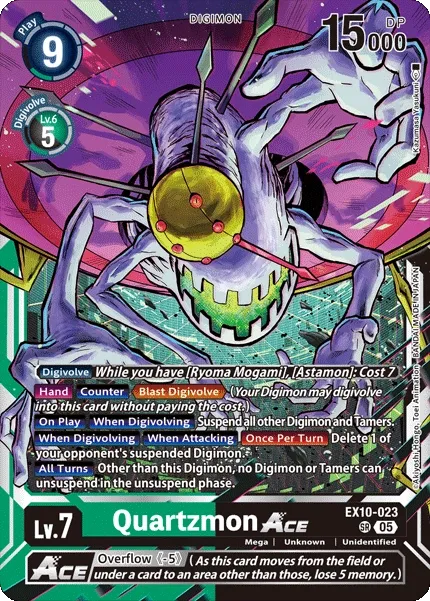 EX10-023 Quartzmon ACE, Super Rare