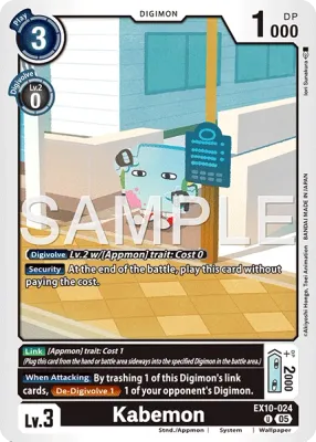 EX10-024 Kabemon, Uncommon