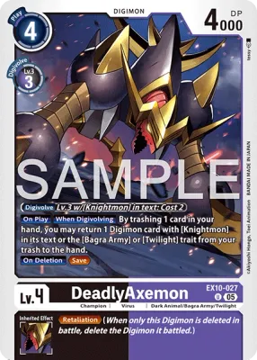 EX10-027 DeadlyAxemon, Uncommon