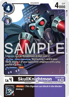 EX10-026 SkullKnightmon, Uncommon