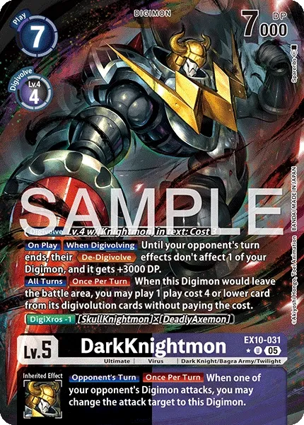 EX10-031 DarkKnightmon, Uncommon, AA