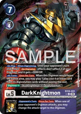 EX10-031 DarkKnightmon, Uncommon, AA