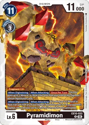 EX10-033 Pyramidimon, Rare