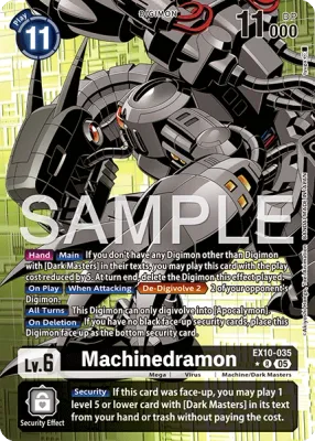 EX10-035 Machinedramon, Rare, AA