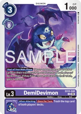 EX10-040 DemiDevimon, Common
