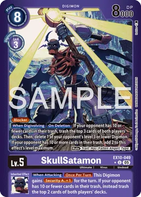 EX10-049 SkullSatamon, Limited Uncommon